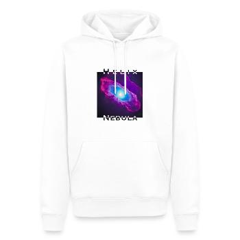 Helix Nebula - Männer Premium Bio Hoodie - Weiß - Vorne - Nico (187cm)