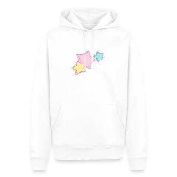 star - Sweat à capuche Premium bio Homme - blanc - Devant - Nico (187cm)