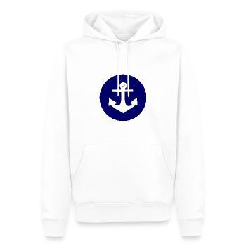 Anker Norddeutschland Seemann Matrose Kapitän - Männer Premium Bio Hoodie - Weiß - Vorne - Nico (187cm)