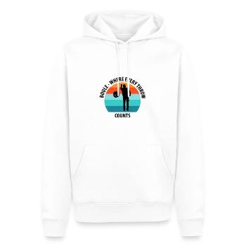 Boule Petanque Boccia Boules - Männer Premium Bio Hoodie - Weiß - Vorne - Nico (187cm)