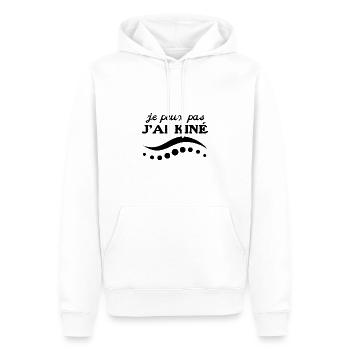 I can't I physiotherapy - Men’s Premium Organic Hoodie - white - Front - Nico (187cm)