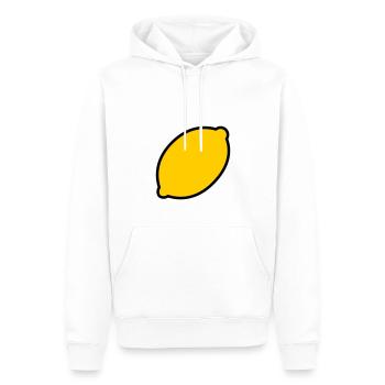 Citron - Sweat à capuche Premium bio Homme - blanc - Devant - Nico (187cm)