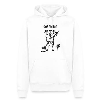 Gärtnerin Gartenarbeit - Männer Premium Bio Hoodie - Weiß - Vorne - Nico (187cm)