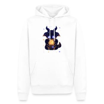 Monsterchen - Männer Premium Bio Hoodie - Weiß - Vorne - Nico (187cm)
