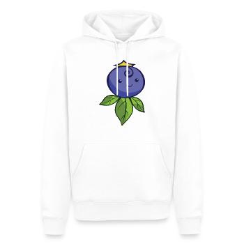 KingBerry - Sweat à capuche Premium bio Homme - blanc - Devant - Nico (187cm)