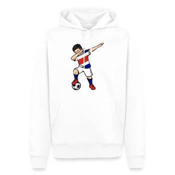 Dabbing Soccer Player Boys Costa Rica Soccer - Men’s Premium Organic Hoodie - white - Front - Nico (187cm)