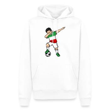 Dabbing Football Player Boys Iran Football - Men’s Premium Organic Hoodie - white - Front - Nico (187cm)