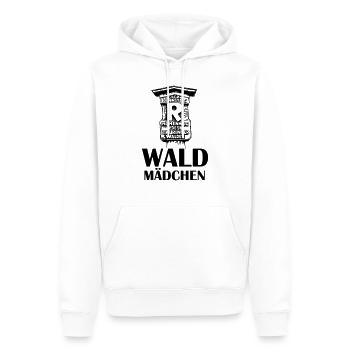 Wald Mädchen Rennsteig - Männer Premium Bio Hoodie - Weiß - Vorne - Nico (187cm)