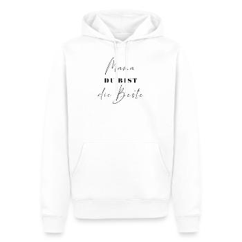 Mama - Männer Premium Bio Hoodie - Weiß - Vorne - Nico (187cm)