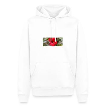Kanarische Blume - Männer Premium Bio Hoodie - Weiß - Vorne - Nico (187cm)
