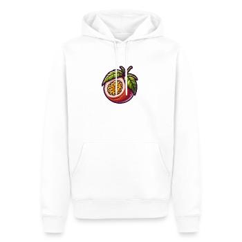 Passion Fruit Illustriert Hell - Männer Premium Bio Hoodie - Weiß - Vorne - Nico (187cm)