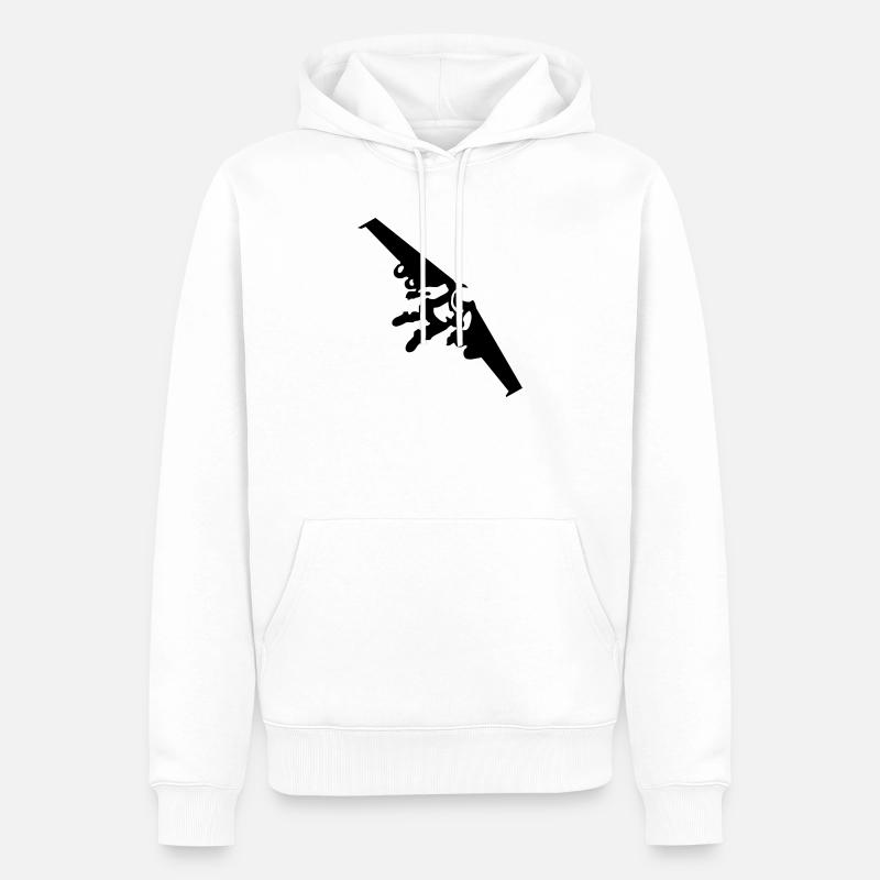 Jetman - Sweat à capuche Premium bio Homme - blanc