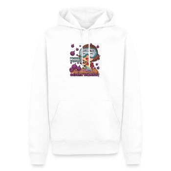 Problem Erkannt, Gefahr Gebannt - Männer Premium Bio Hoodie - Weiß - Vorne - Nico (187cm)