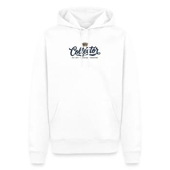 TCG Collector - Männer Premium Bio Hoodie - Weiß - Vorne - Nico (187cm)