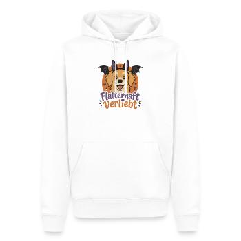 Fledermaus-Ohren - Männer Premium Bio Hoodie - Weiß - Vorne - Nico (187cm)