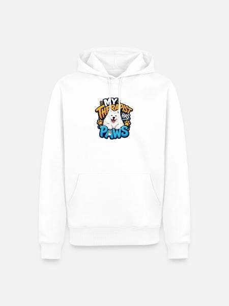Samojeden - Männer Premium Bio Hoodie - Weiß