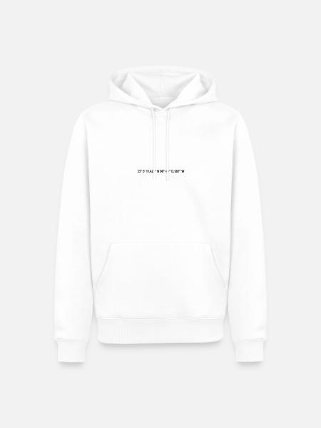 All coordinates - Men’s Premium Organic Hoodie - white