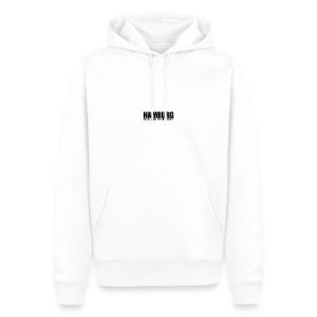 Coordonnées de Hambourg - Sweat à capuche Premium bio Homme - blanc - Devant - Nico (187cm)