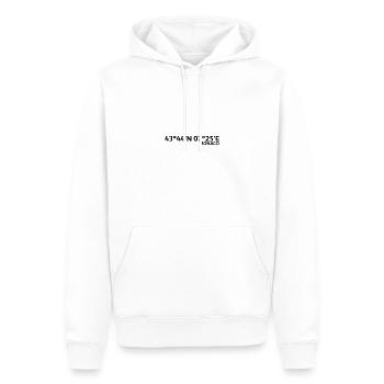 Coordonnées du circuit De Monaco Monte-Carlo - Sweat à capuche Premium bio Homme - blanc - Devant - Nico (187cm)