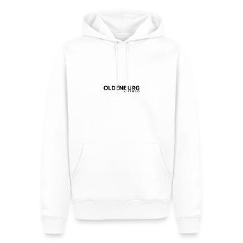 Oldenburg Koordinaten - Männer Premium Bio Hoodie - Weiß - Vorne - Nico (187cm)