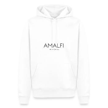 Amalfi, Italien, Salerno, Kampanien, Mittelmeer - Männer Premium Bio Hoodie - Weiß - Vorne - Nico (187cm)