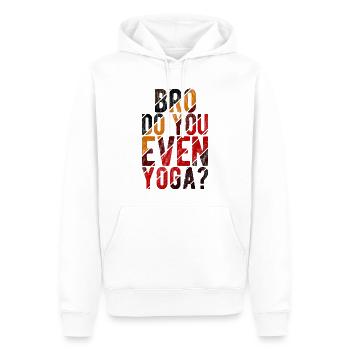 Yogalehrer Spruch Für Yogi Yoga - Männer Premium Bio Hoodie - Weiß - Vorne - Nico (187cm)