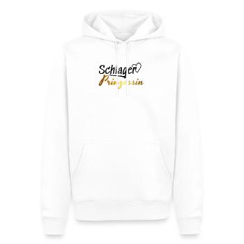 Schlager Prinzessin - Männer Premium Bio Hoodie - Weiß - Vorne - Nico (187cm)
