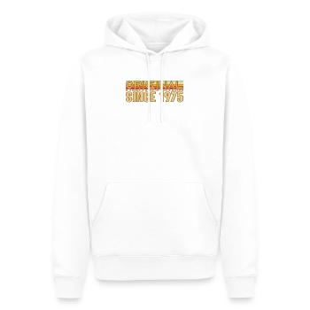 Origins 1975 Vintage-Logo - Männer Premium Bio Hoodie - Weiß - Vorne - Nico (187cm)