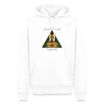 Adventure camping trip travel nature mountains - Männer Premium Bio Hoodie - Weiß - Vorne - Nico (187cm)