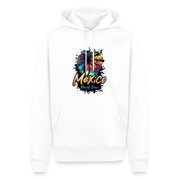 Vacances de l’équipage de la fête au Mexique - Sweat à capuche Premium bio Homme - blanc - Devant - Nico (187cm)