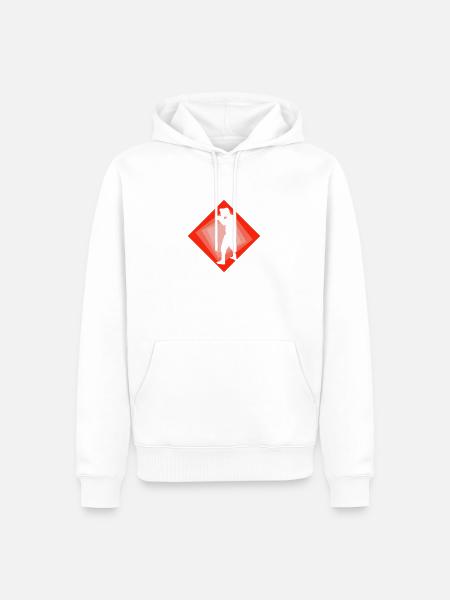 Boxer Boxhandschuhe Boxkampf - Männer Premium Bio Hoodie - Weiß