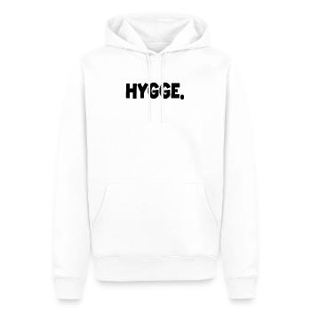 Hygge - Männer Premium Bio Hoodie - Weiß - Vorne - Nico (187cm)