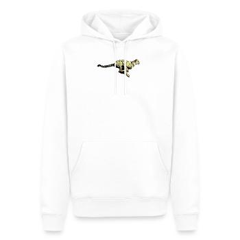 cheetah cat jaguar leopard ocelot cheetah wildcat23 - Men’s Premium Organic Hoodie - white - Front - Nico (187cm)
