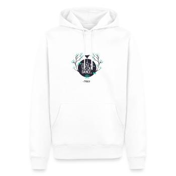 shirt, design, t-shirt - Men’s Premium Organic Hoodie - white - Front - Nico (187cm)