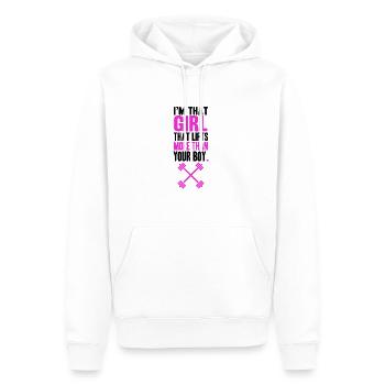 Gewichtheben Gewichte Bodybuilding Gym Geschenk - Männer Premium Bio Hoodie - Weiß - Vorne - Nico (187cm)