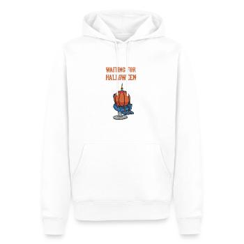 Unicorn Pumpkin Waiting for Halloween - Männer Premium Bio Hoodie - Weiß - Vorne - Nico (187cm)