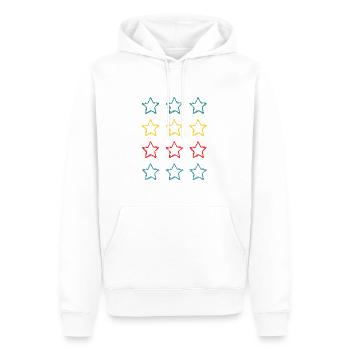 CHRISTMAS. YEAR. ANNIVERSARY. RETIREMENT. DAD. MAMAM. - Men’s Premium Organic Hoodie - white - Front - Nico (187cm)