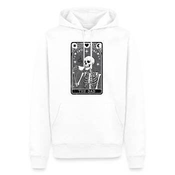Tarot The Dad - Men’s Premium Organic Hoodie - white - Front - Nico (187cm)