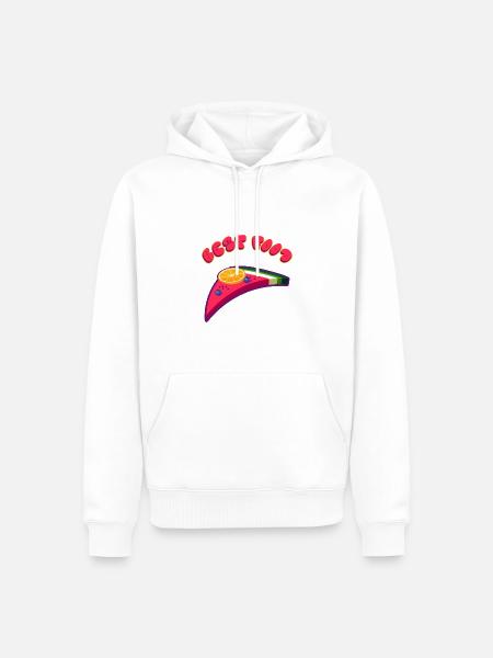 Best food - Men’s Premium Organic Hoodie - white