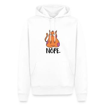 Nope Not Today Sleep Cat Für Katzenbesitzer Und - Männer Premium Bio Hoodie - Weiß - Vorne - Nico (187cm)