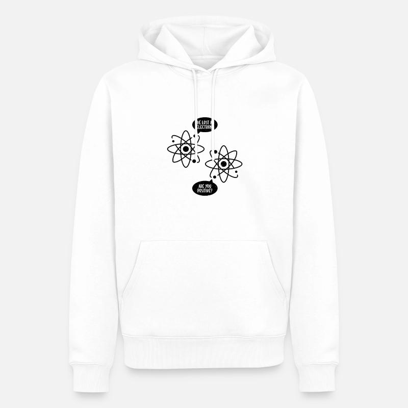 Verlor Eine - Männer Premium Bio Hoodie - Weiß