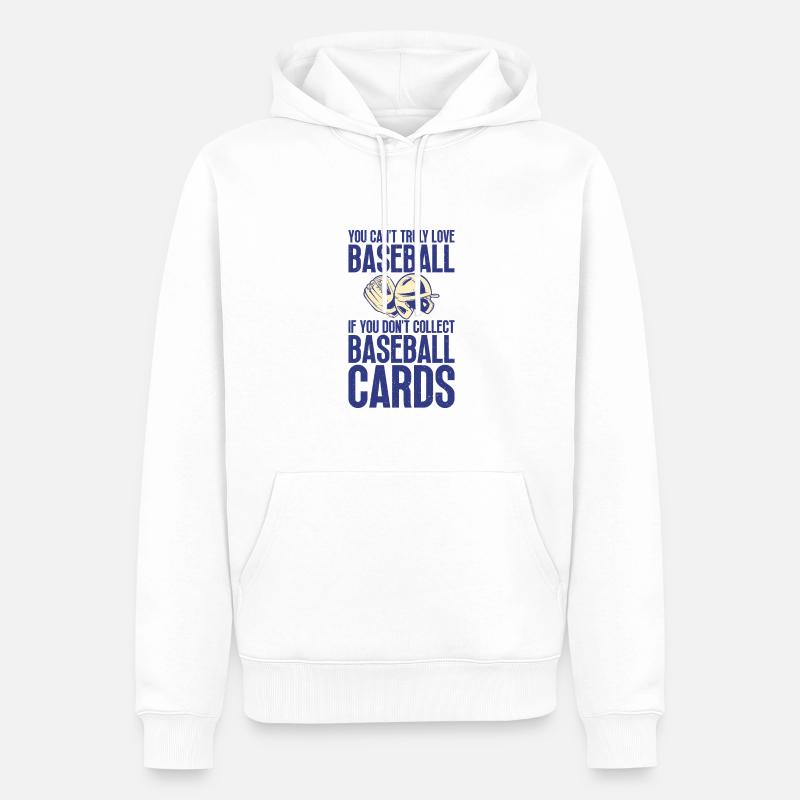 Vous ne collectez pas - Sweat à capuche Premium bio Homme - blanc