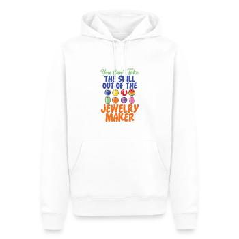 Dexterity of the jewelry manufacturer - Men’s Premium Organic Hoodie - white - Front - Nico (187cm)