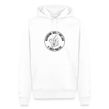 Le beatboxing a besoin de pratique Beatboxing Musique de beatboxer - Sweat à capuche Premium bio Homme - blanc - Devant - Nico (187cm)