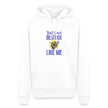 Can’t Beatbox Beatboxing Lover Beatboxer - Sweat à capuche Premium bio Homme - blanc - Devant - Nico (187cm)