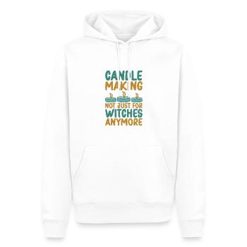 Kerzenherstellung Nicht Nur Für - Männer Premium Bio Hoodie - Weiß - Vorne - Nico (187cm)