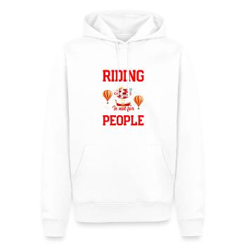 Balloons Expert Rider Montgolfière - Sweat à capuche Premium bio Homme - blanc - Devant - Nico (187cm)