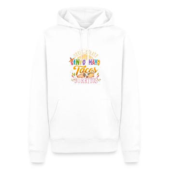 Festival Festivités Amoureux Cinco de Mayo - Sweat à capuche Premium bio Homme - blanc - Devant - Nico (187cm)