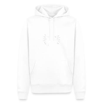Juger silencieusement Euchre jeu de cartes Euchre Player - Sweat à capuche Premium bio Homme - blanc - Devant - Nico (187cm)