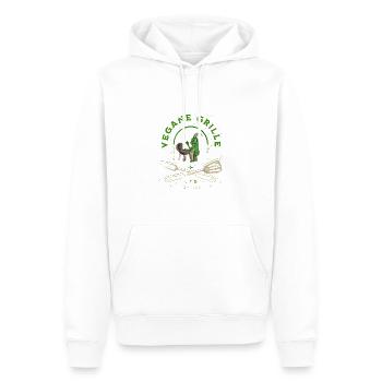 Lustiges Vegane Grille Grillen Barbecue - Männer Premium Bio Hoodie - Weiß - Vorne - Nico (187cm)